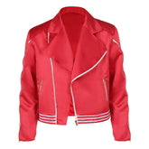 Freddie Mercury Hot Space Tour Queen rote Jacke Cosplay Kostüm